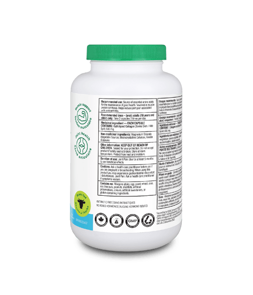 Enhanced Collagen Protein Original Capsules - 240 Capsules - Organika Health Products