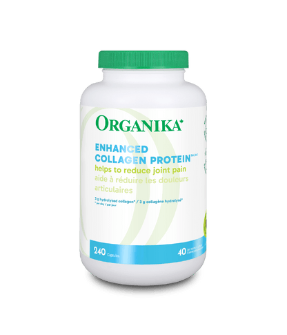 Enhanced Collagen Protein Original Capsules - 240 Capsules - Organika Health Products