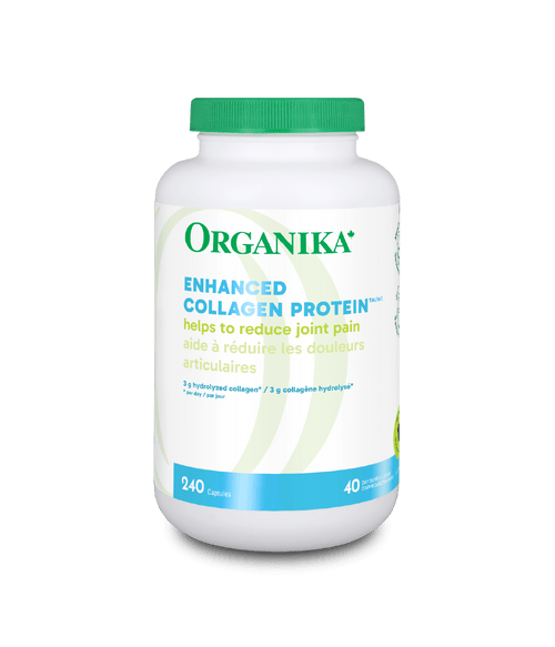 Enhanced Collagen Protein Original Capsules - 240 Capsules - Organika Health Products