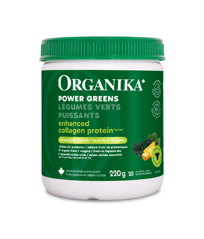 Enhanced Collagen Protein Power Greens with Probiotics