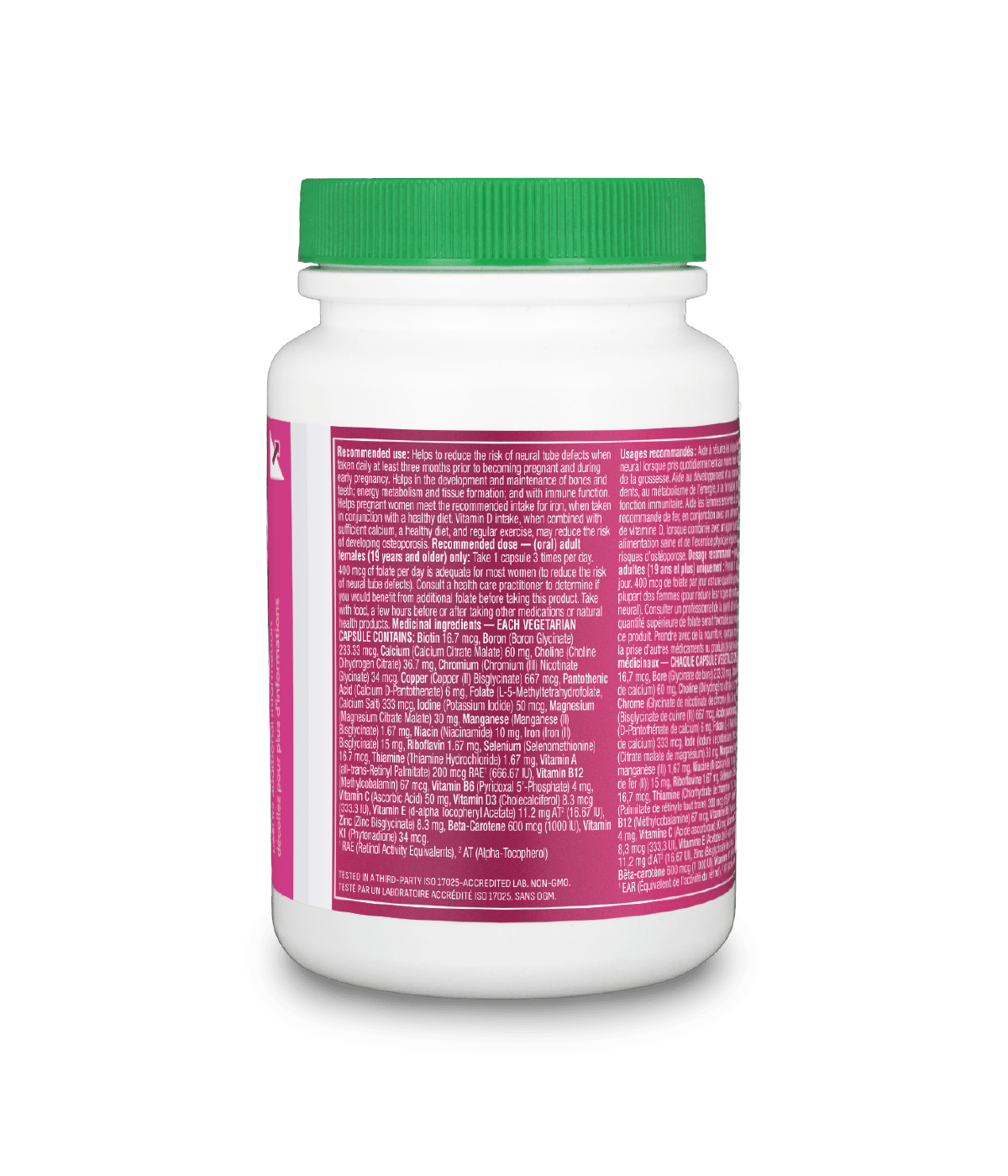 Essential Prenatal - 90 Vegetarian capsules - Organika Health Products