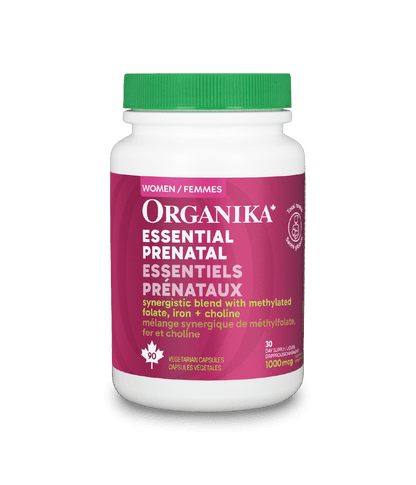 Essential Prenatal - 90 Vegetarian capsules - Organika Health Products