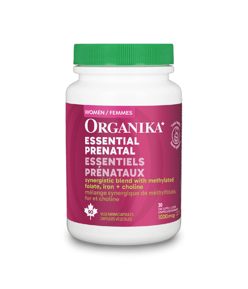 Essential Prenatal - 90 Vegetarian capsules - Organika Health Products