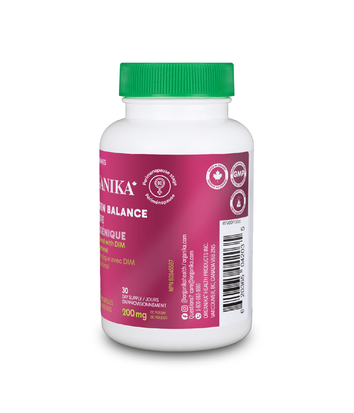 Estrogen Balance - 30 Vcaps - Organika Health Products