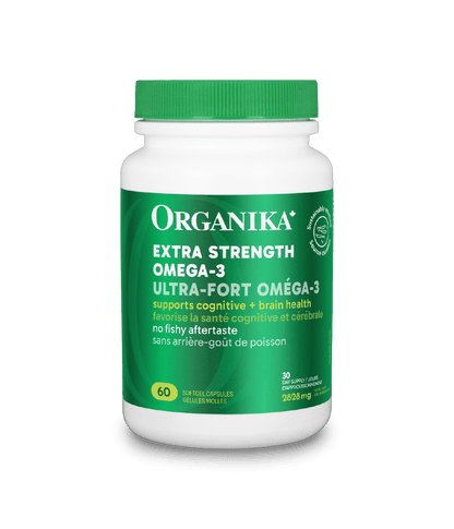 Extra Strength Omega - 3 - 60 Vcaps - Organika Health Products