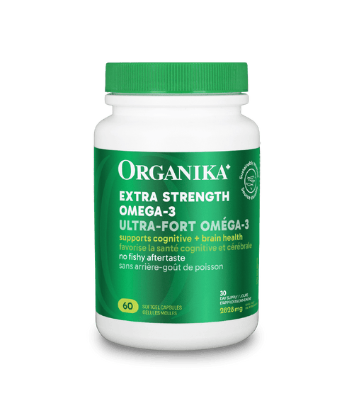 Extra Strength Omega - 3 - 60 Vcaps - Organika Health Products