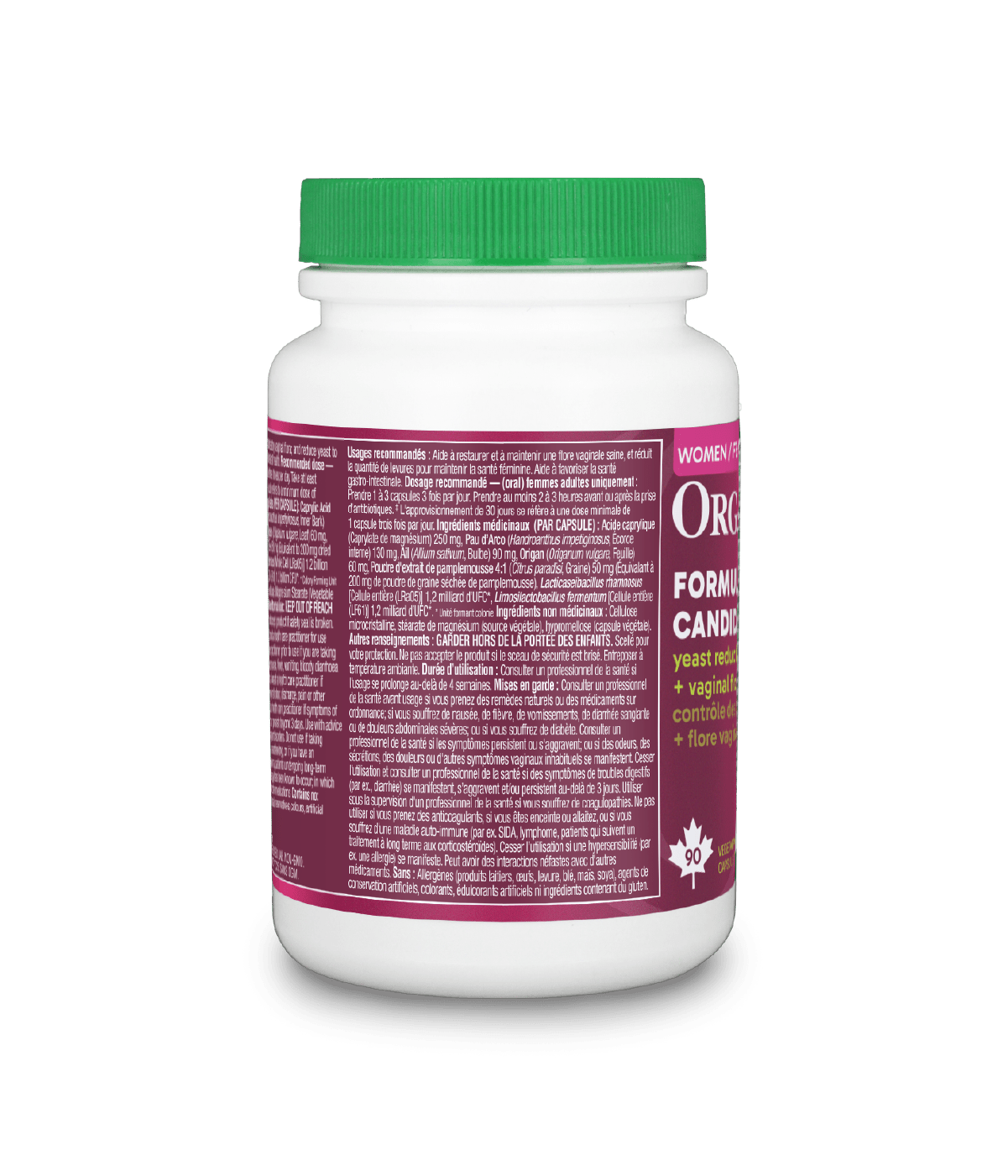 Formula Candida - 90 Vcaps - Organika Health Products