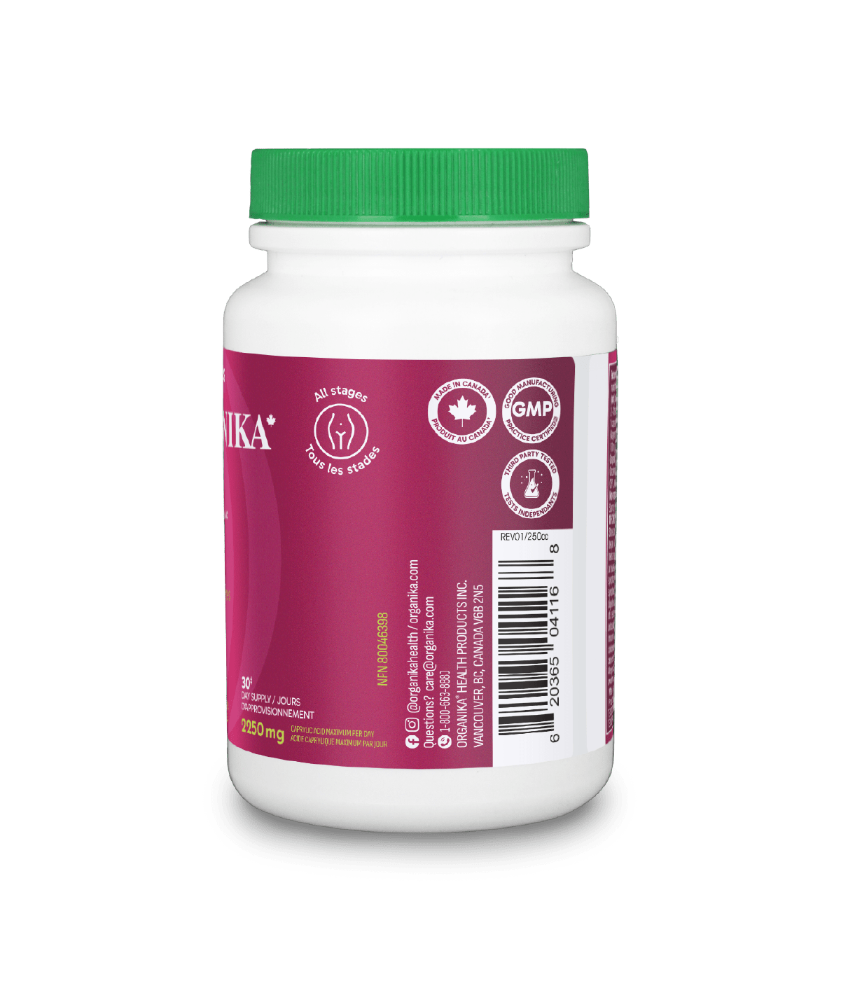 Formula Candida - 90 Vcaps - Organika Health Products