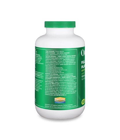 Full Spectrum Plant Enzymes - 500 vcaps - Organika Health Products