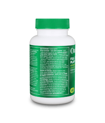 Full Spectrum Plant Enzymes - 60 vcaps - Organika Health Products