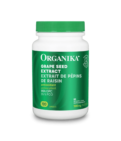 Grape Seed Extract - 120 capsules - Organika Health Products