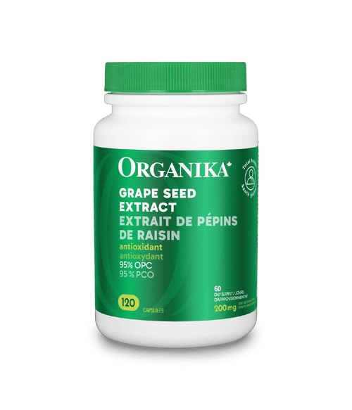 Grape Seed Extract - 120 capsules - Organika Health Products