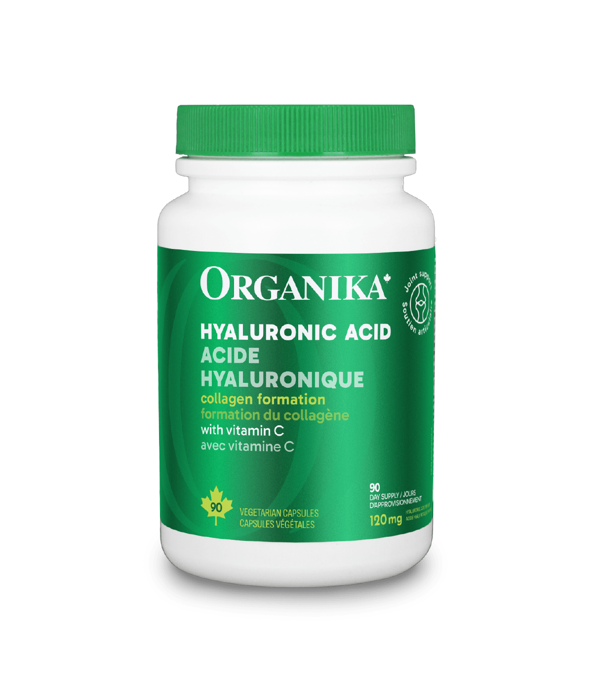 Hyaluronic Acid Capsules - 90 Vcaps - Organika Health Products