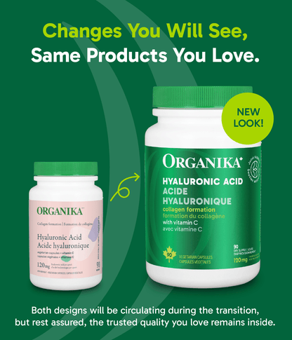 Hyaluronic Acid Capsules - 90 Vcaps - Organika Health Products