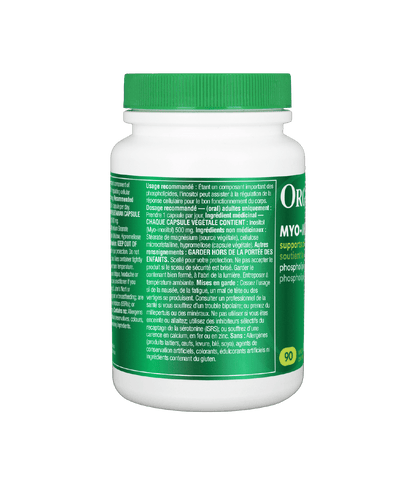 Inositol (Myo - Inositol) - 90 Vcaps - Organika Health Products