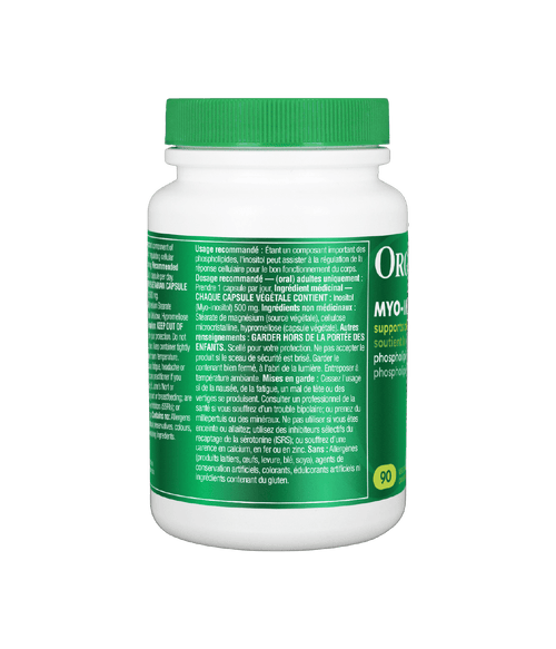 Inositol (Myo - Inositol) - 90 Vcaps - Organika Health Products