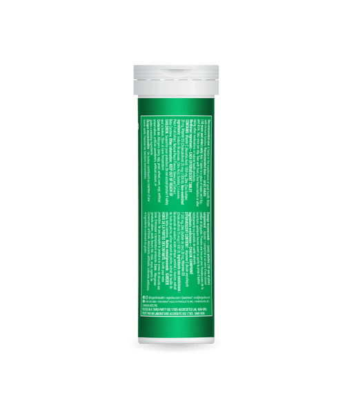 Instant C, D, Zinc Immunity Effervescent - Peach - Single Tube - Organika Health Products
