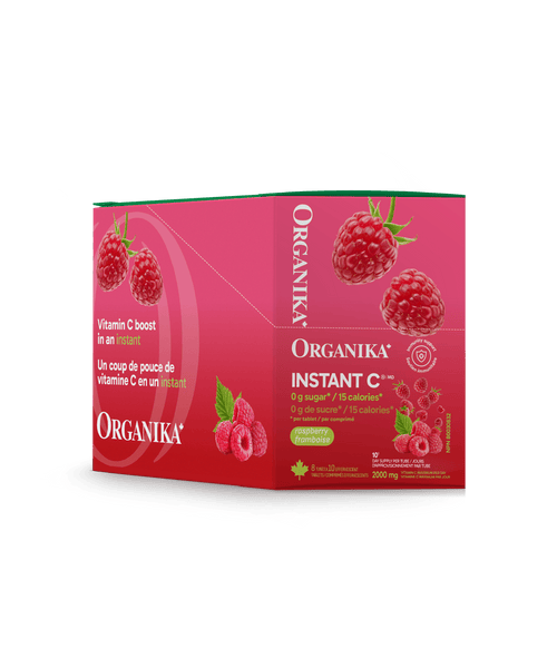 Instant C Effervescent with Stevia - Peach Mango - Organika Health Products
