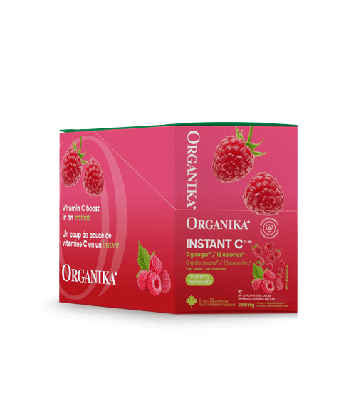 Instant C Effervescent with Stevia - Peach Mango - Organika Health Products