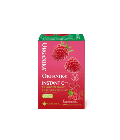Instant C Effervescent with Stevia - Peach Mango - Organika Health Products