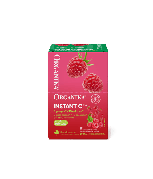 Instant C Effervescent with Stevia - Peach Mango - Organika Health Products