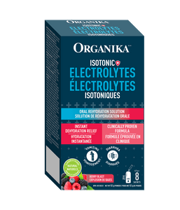 Isotonic Electrolytes - 8 Pack Box - Organika Health Products