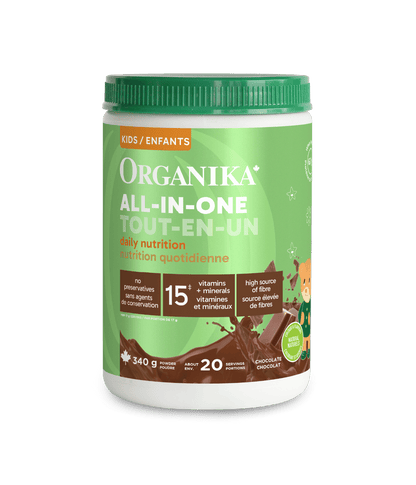 Kids All - In - One Daily Nutrition - Chocolate - 340 g - Organika Health Products