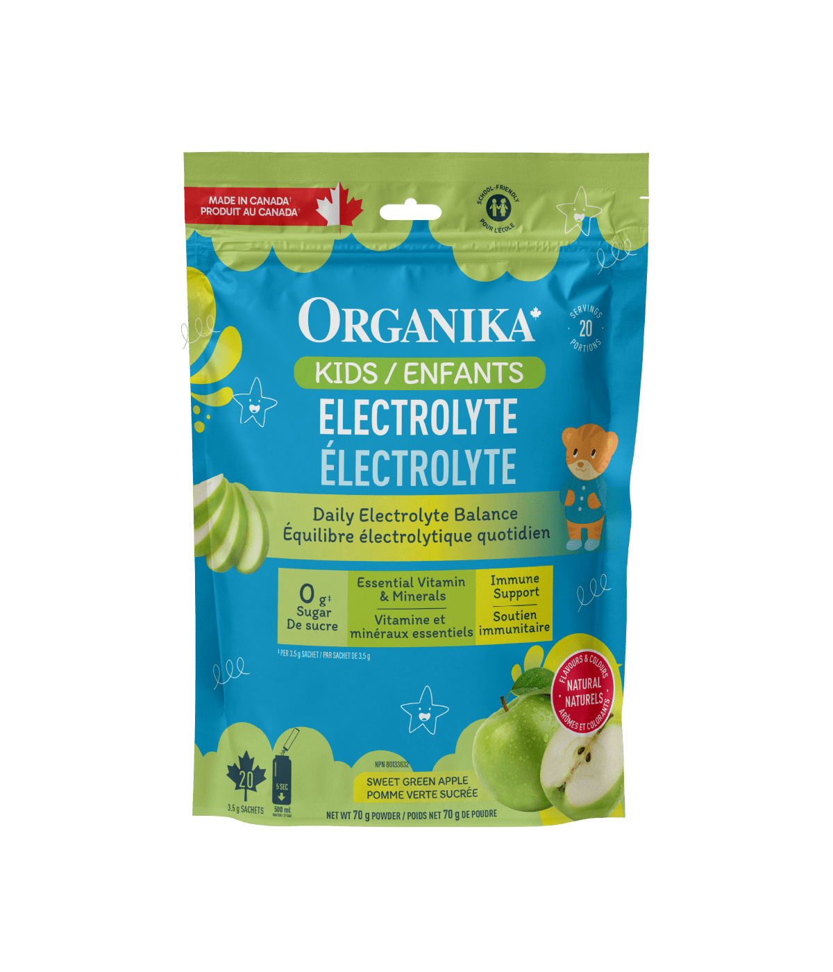 Kids Electrolyte - 20 Pack Pouch - Organika Health Products