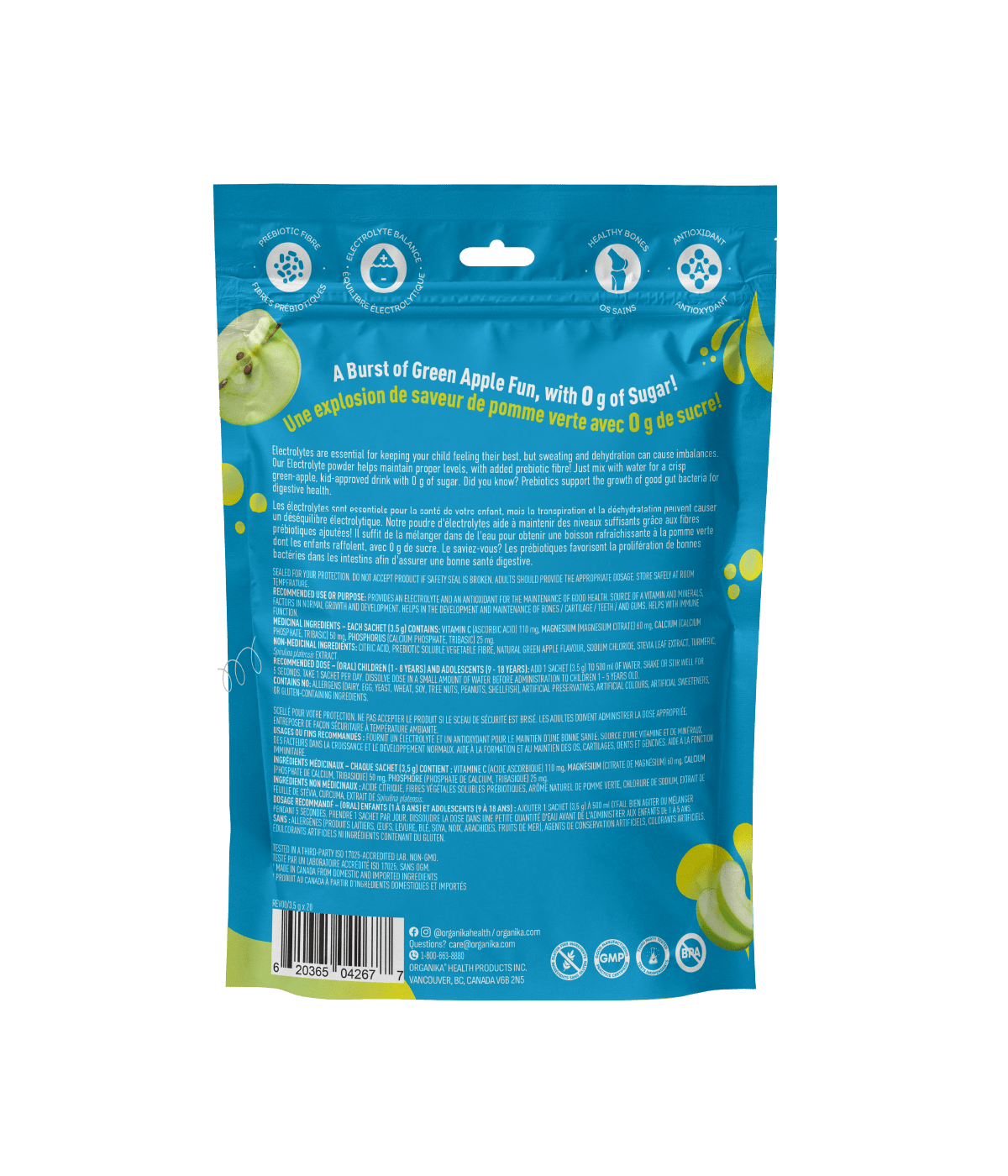 Kids Electrolyte - 8 Pack Box - Organika Health Products