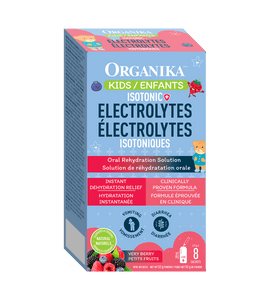 Kids Isotonic Electrolytes - 8 Pack Box - Organika Health Products