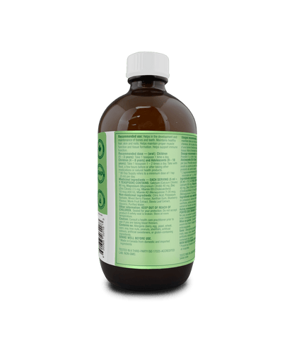 Kids Liquid Calcium Plus with Vitamins D3 & K2 - Mixed Berry - Organika Health Products