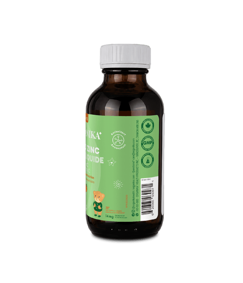 Kids Liquid Zinc with Vitamin C - 100 ml - Organika Health Products
