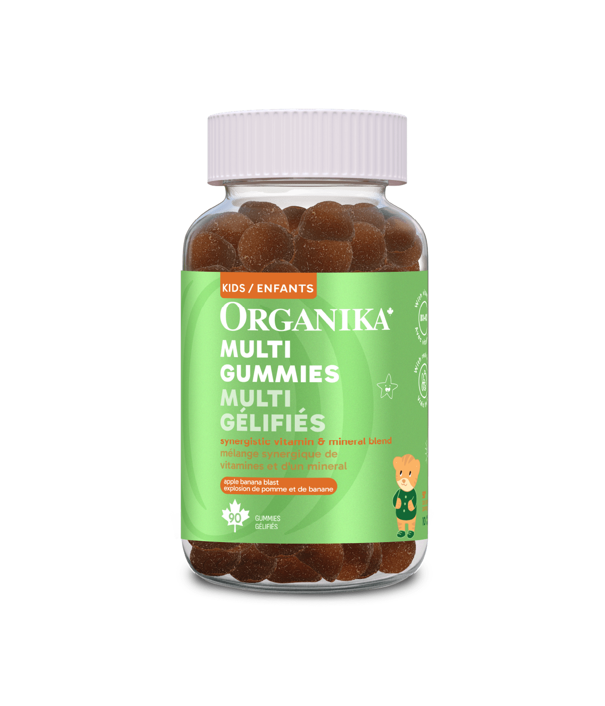 Kids Multi Gummies - Apple Banana Blast - Organika Health Products