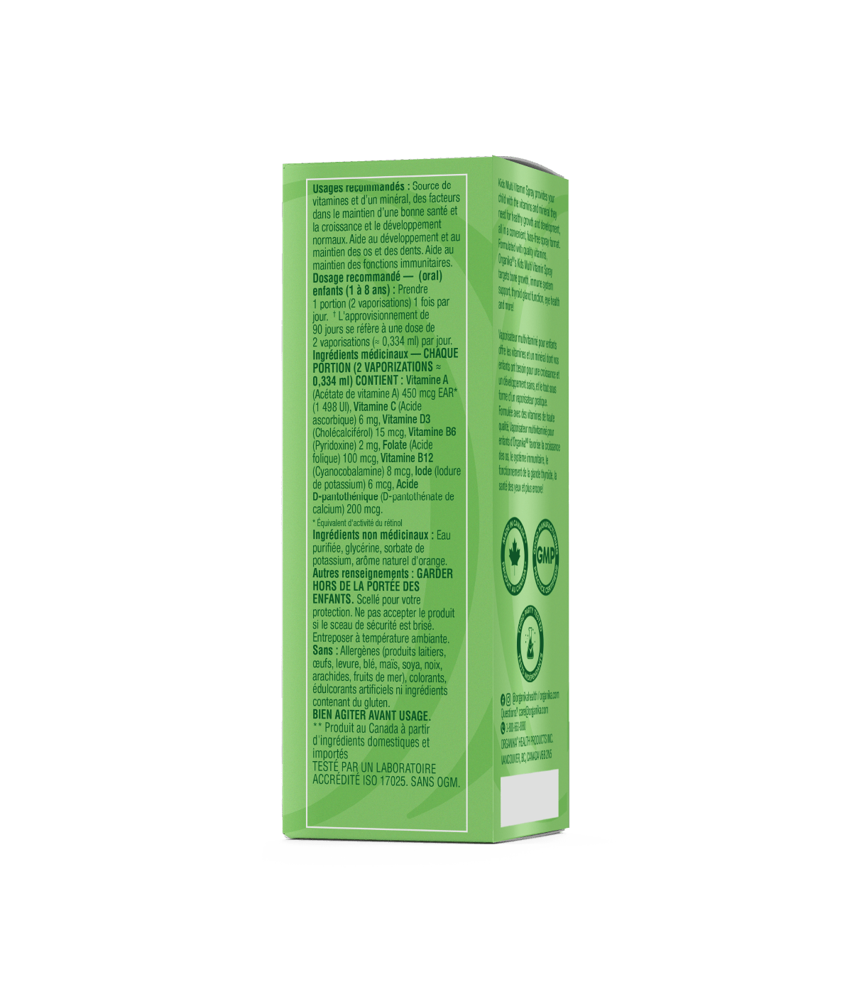 Kids Multi Vitamin Spray - 30 ml - Organika Health Products