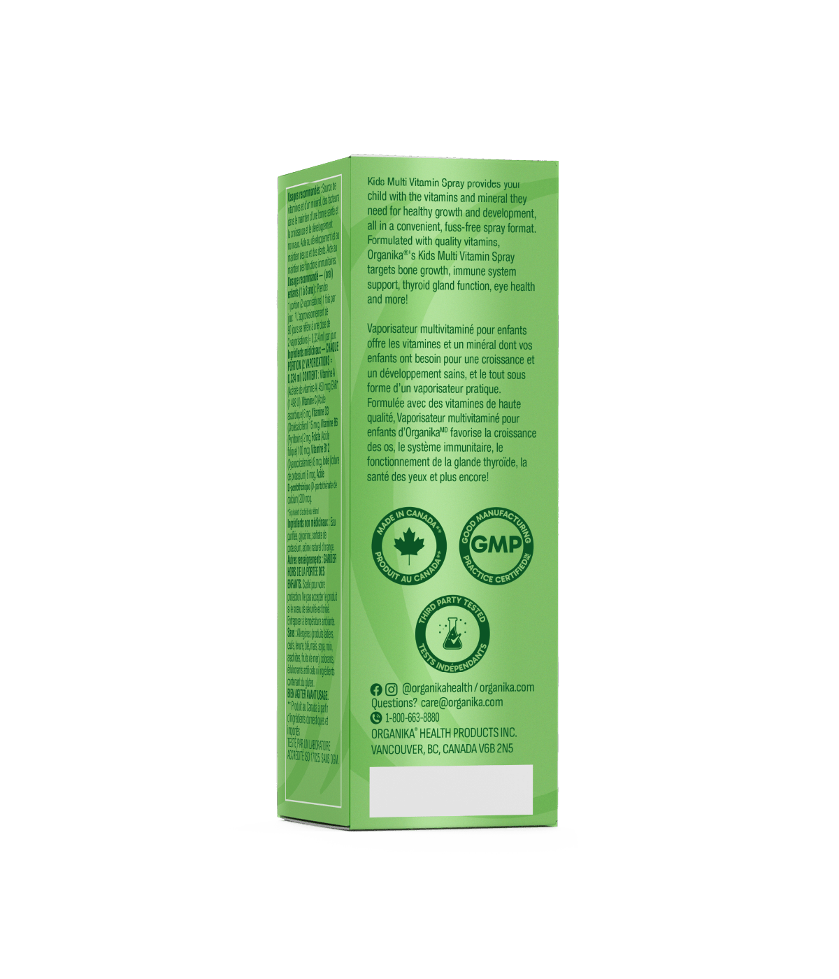 Kids Multi Vitamin Spray - 30 ml - Organika Health Products
