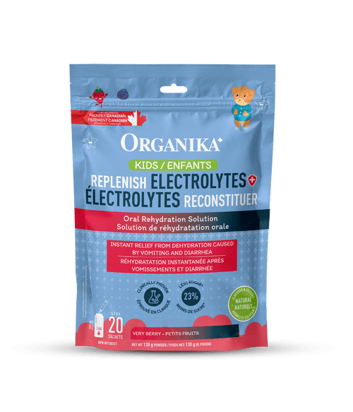 Kids Replenish Electrolytes (Isotonic) - 20 Pack Pouch - Organika Health Products
