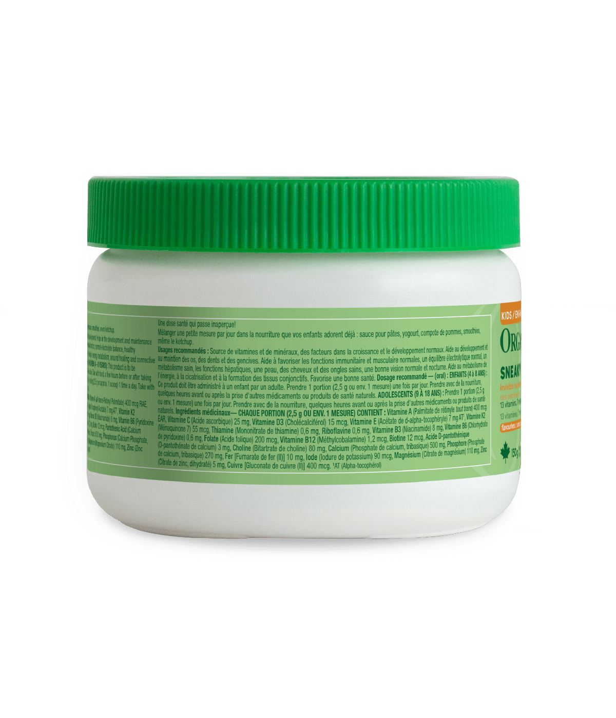 Kids Sneaky Boost - 150 g - Organika Health Products