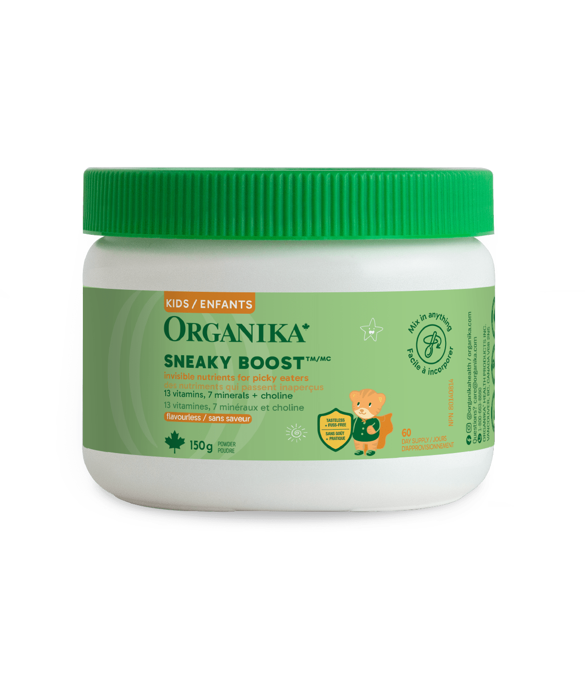 Kids Sneaky Boost - 150 g - Organika Health Products