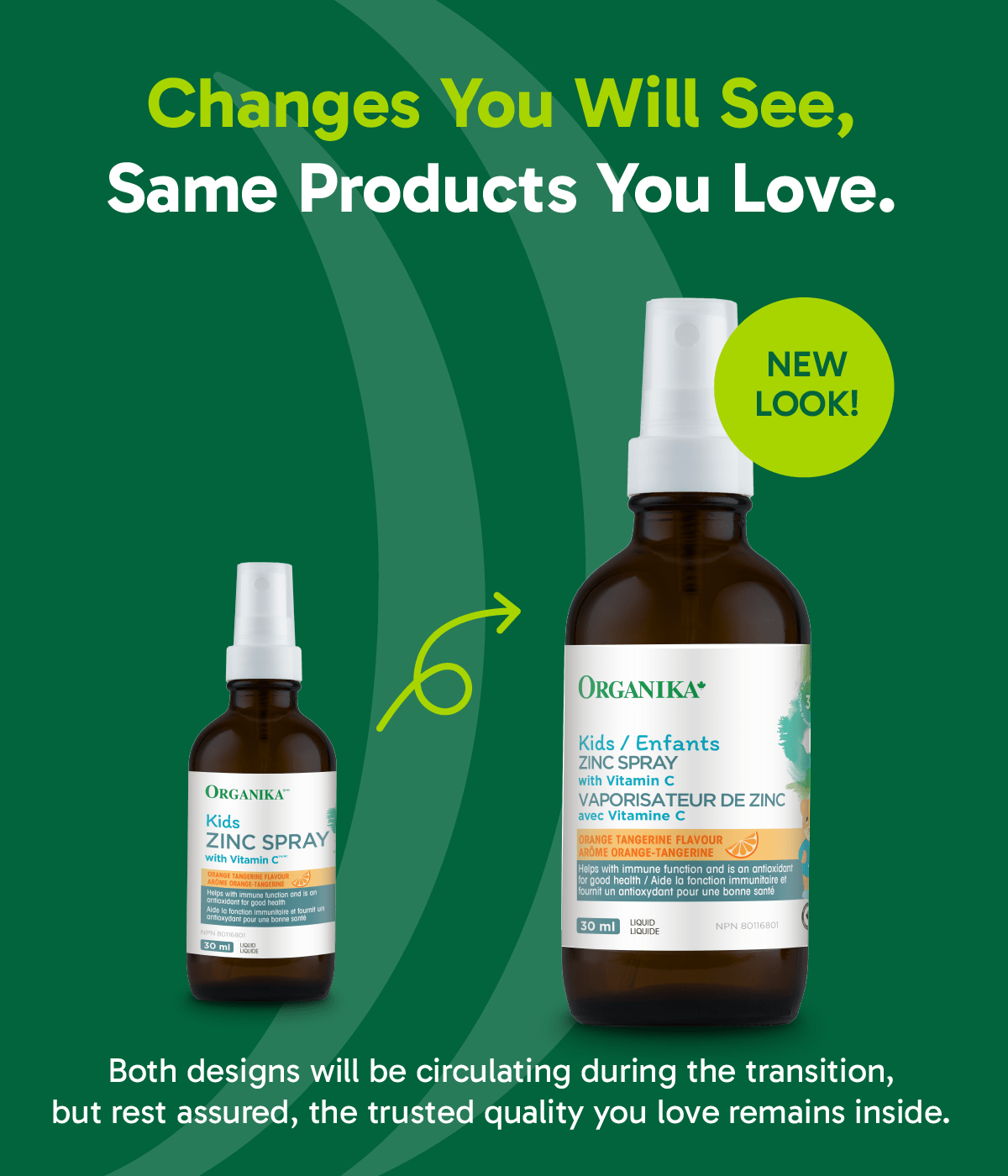 Kids Zinc Spray with Vitamin C - Orange Tangerine - Organika Health Products