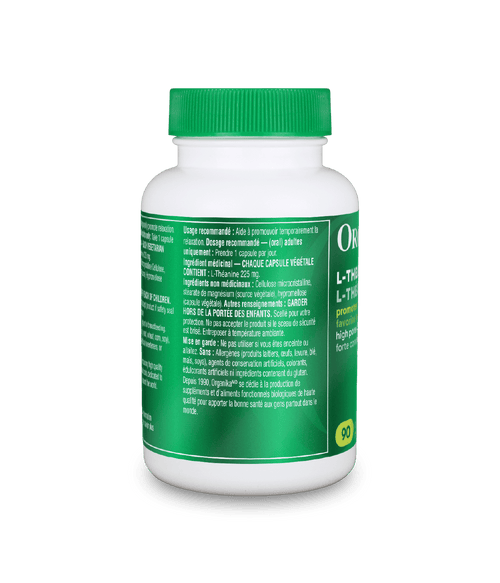 L - Theanine - 90 Vcaps - Organika Health Products
