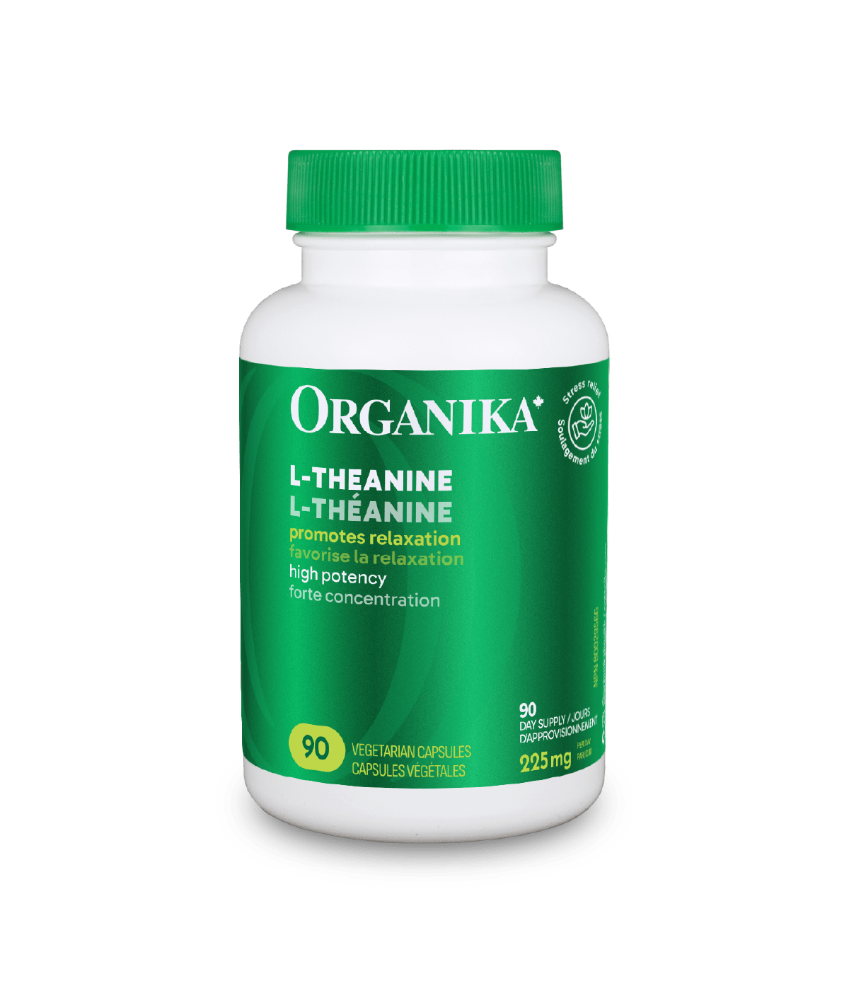 L - Theanine - 90 Vcaps - Organika Health Products