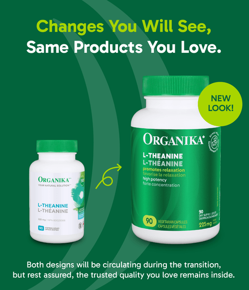 L - Theanine - 90 Vcaps - Organika Health Products