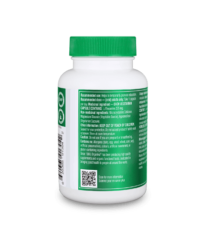 L - Theanine - 90 Vcaps - Organika Health Products