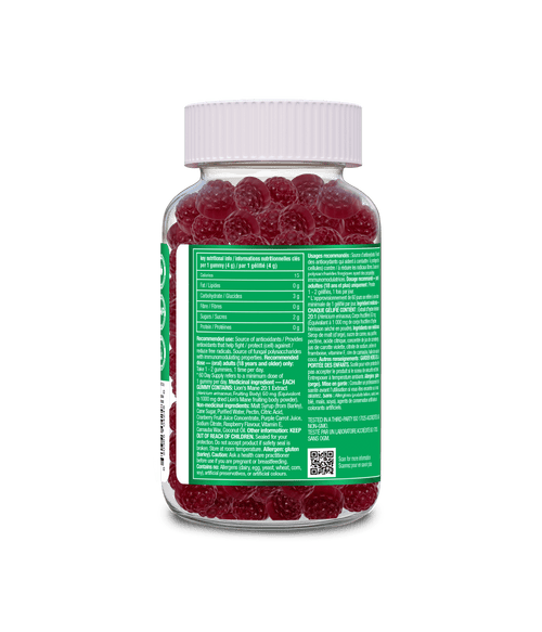 Lion's Mane Gummies - 60 Gummies - Organika Health Products