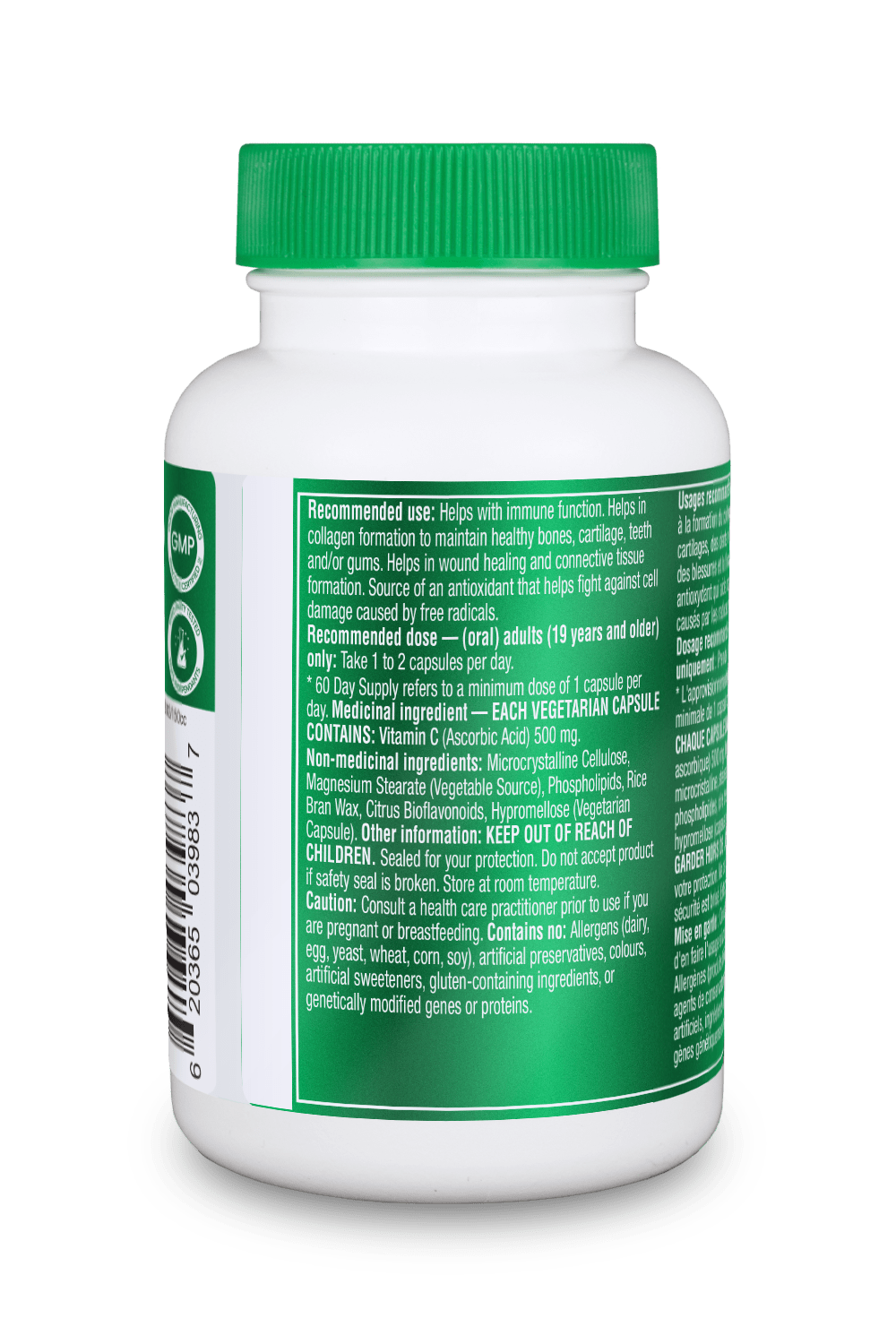 Liposomal Vitamin C - 60 Vcaps - Organika Health Products