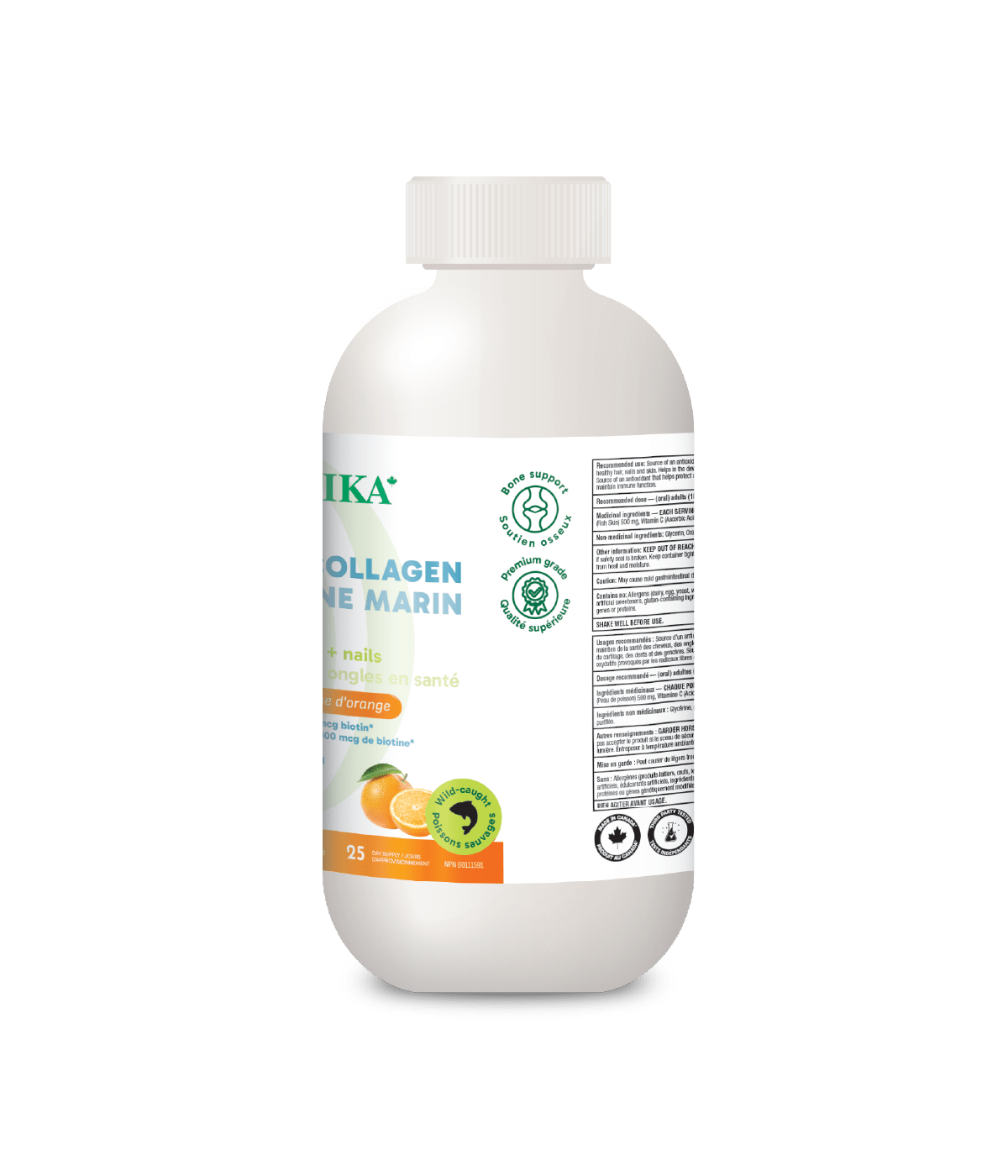 Liquid Marine Collagen - Orange - Organika Health Products