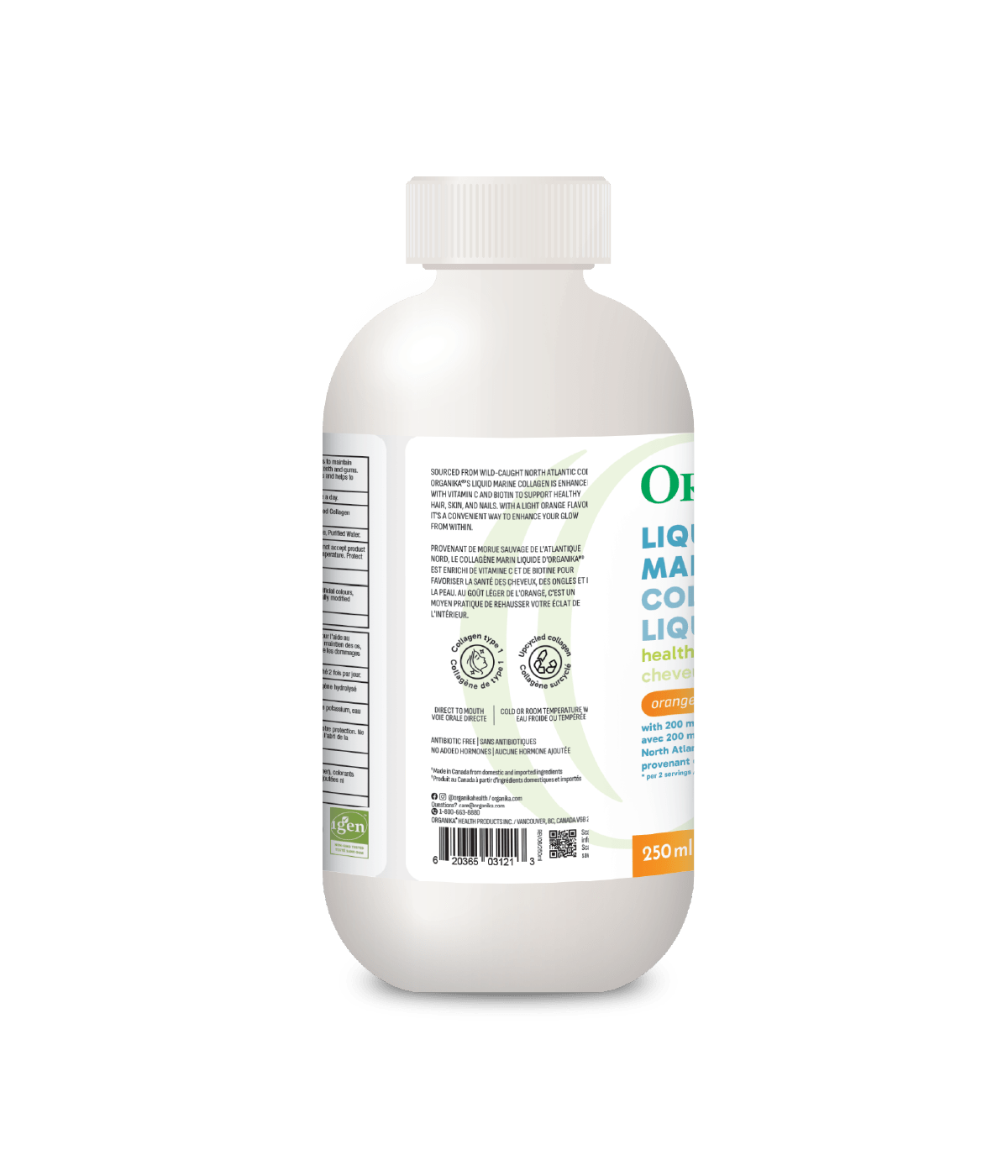 Liquid Marine Collagen - Orange - Organika Health Products