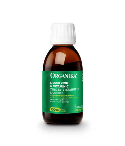 Liquid Zinc & Vitamin C - 300 ml - Organika Health Products