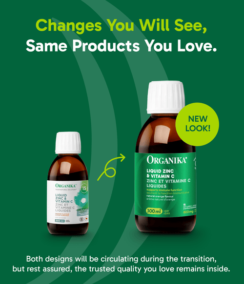 Liquid Zinc & Vitamin C - 300 ml - Organika Health Products