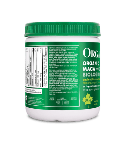 Maca + Cacao Powder - 200 g - Organika Health Products
